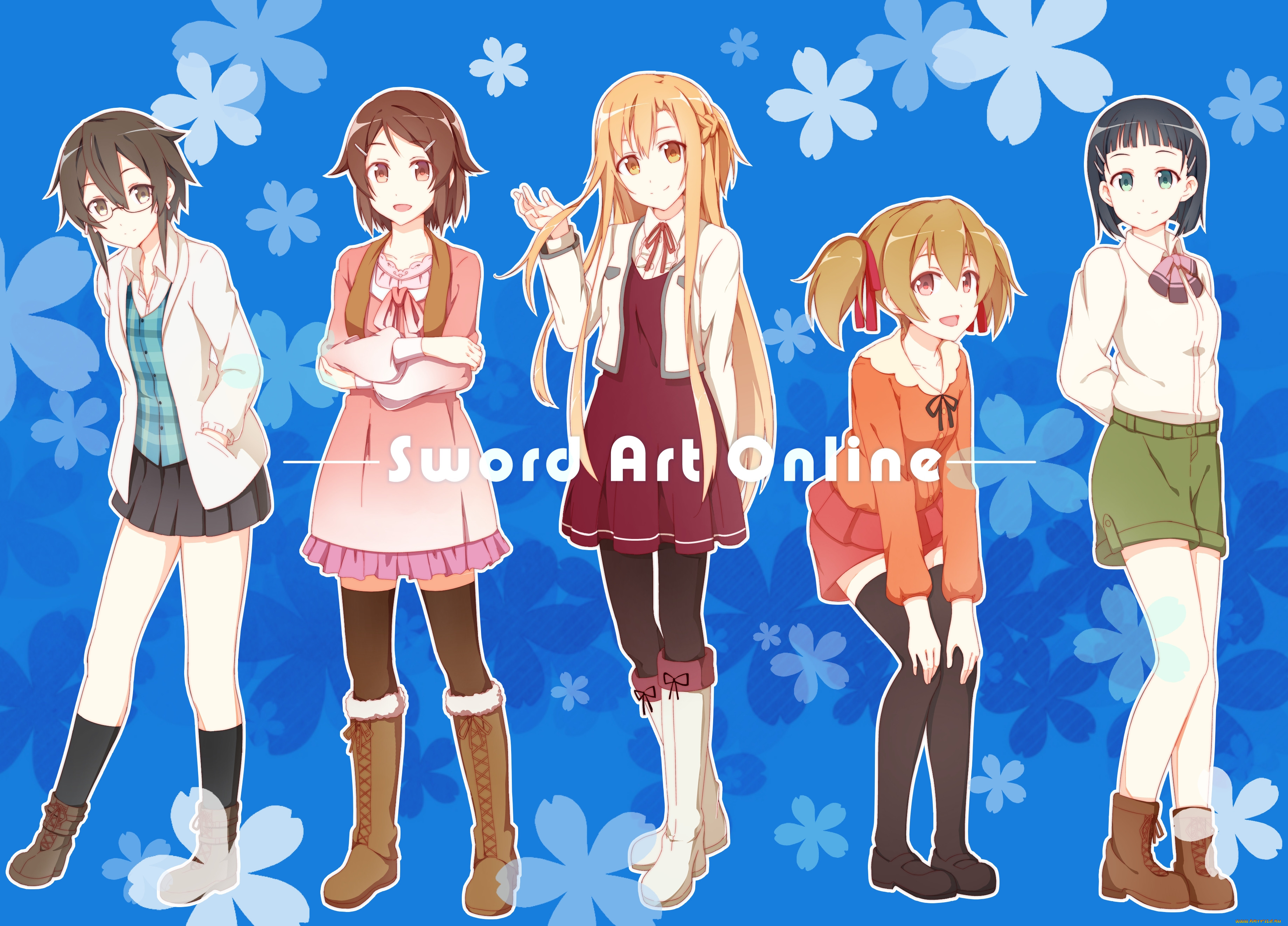 , sword art online, , , 